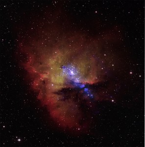 pacman nebula,cassiopeia,ngc 281