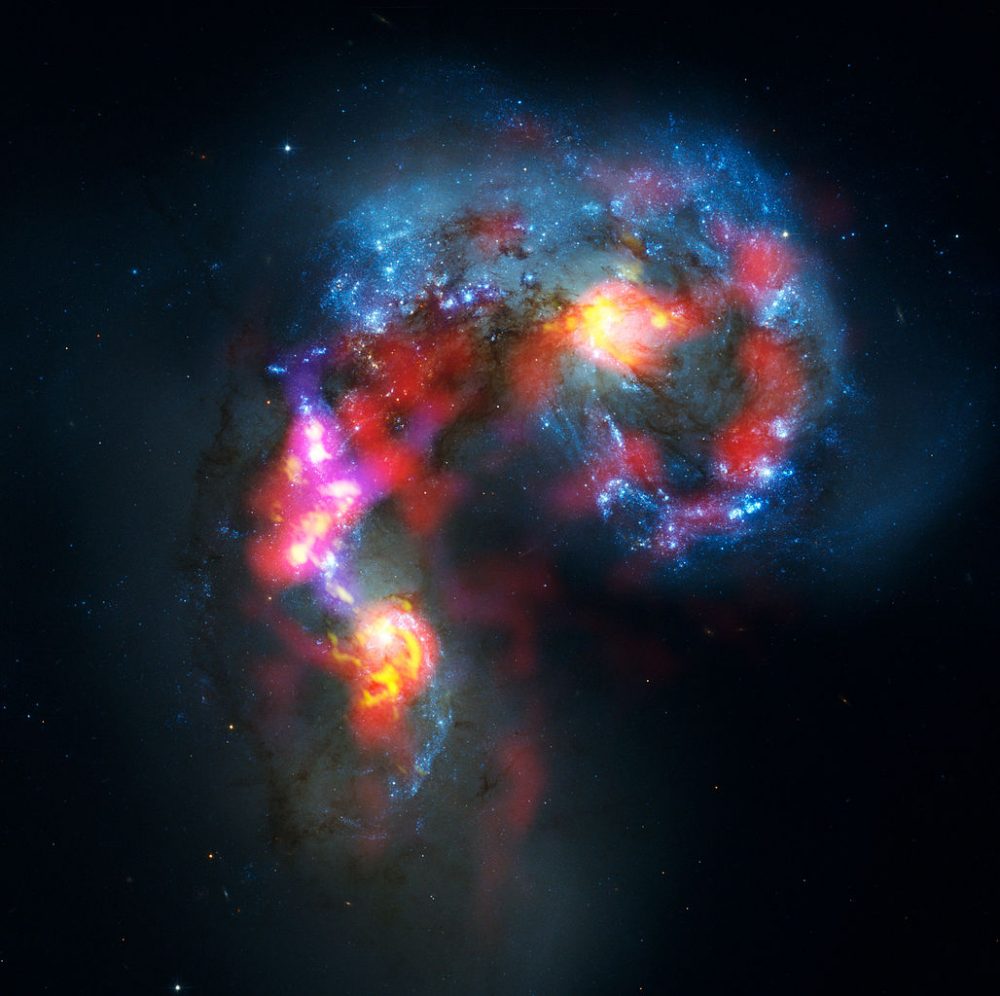 Antennae Galaxies NGC 4038 and NGC 4039 Constellation Guide