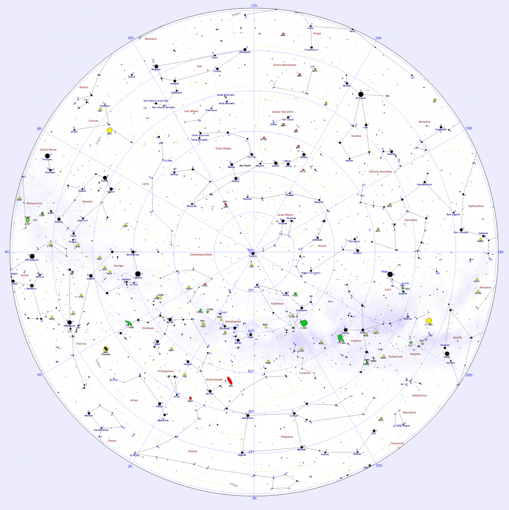 Constellation Map Constellation Guide