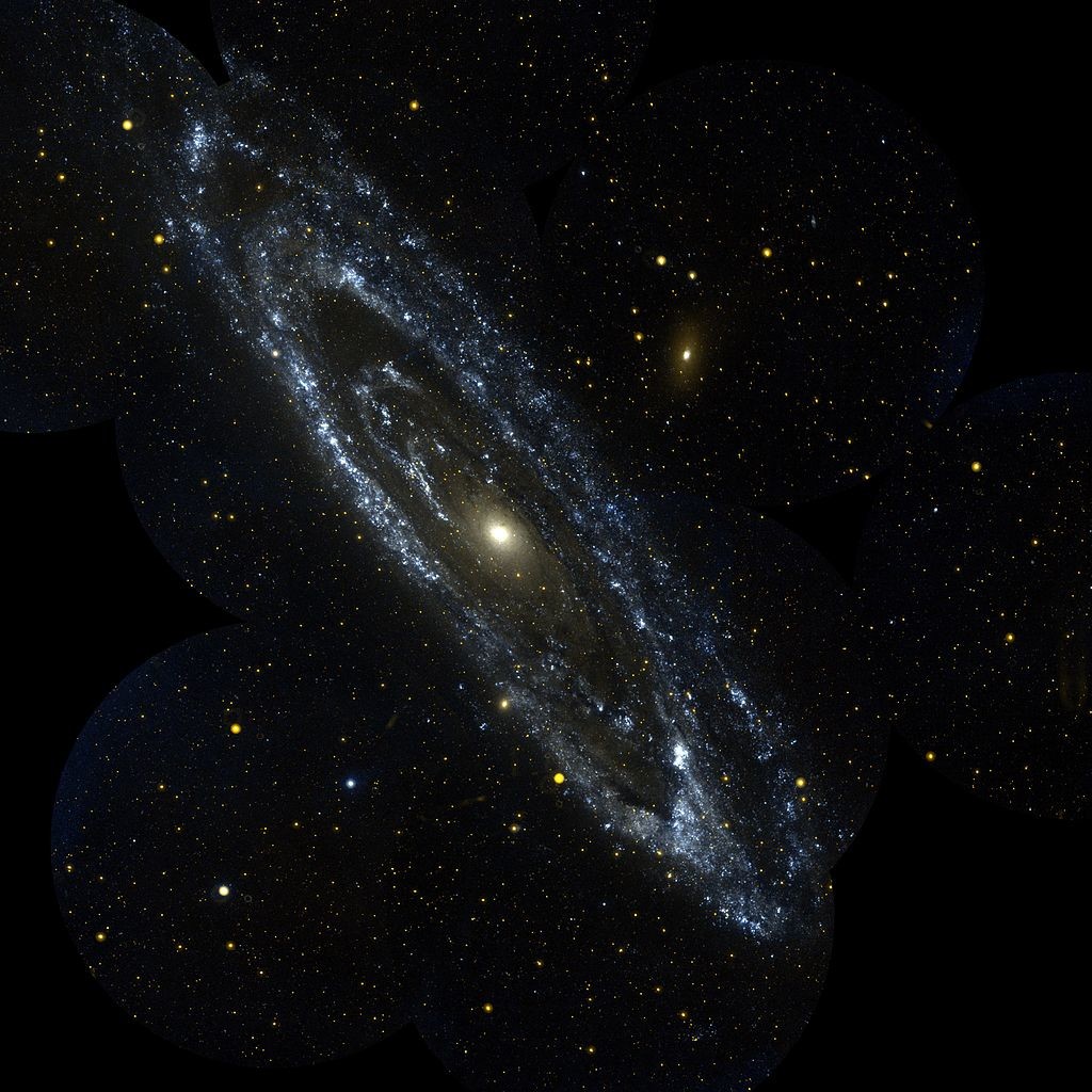 andromeda galaxy ultraviolet