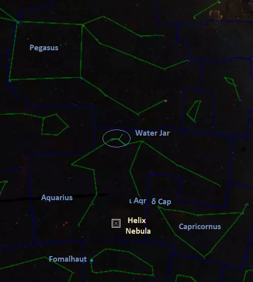 helix nebula location