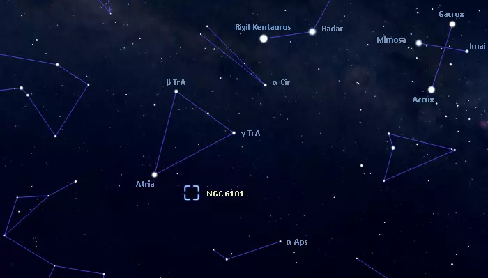 how to find ngc 6101,where is ngc 6101 in the sky