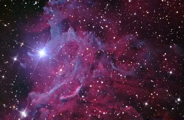 flaming star nebula,caldwell 31,ae aurigae,ic 405