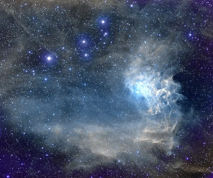 caldwell 31,ic 405,flaming star nebula