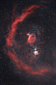 barnard's loop,orion constellation