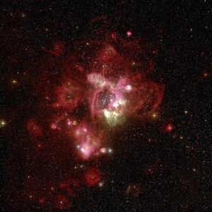 emission nebula N44 in Dorado