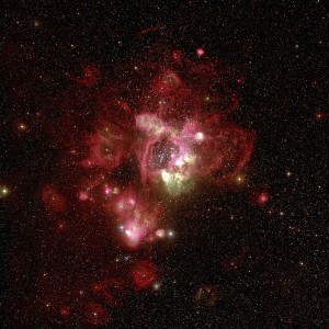 N44 emission nebula N44 in Dorado