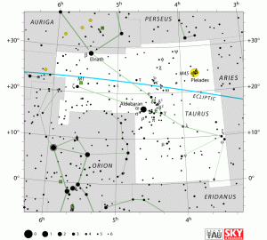 taurus constellation,taurus stars,taurus star map,taurus location