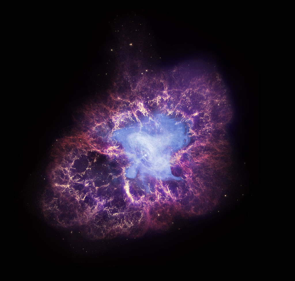 crab nebula,crab pulsar,composite image,taurus a