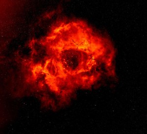 rosette nebula.the skull nebula
