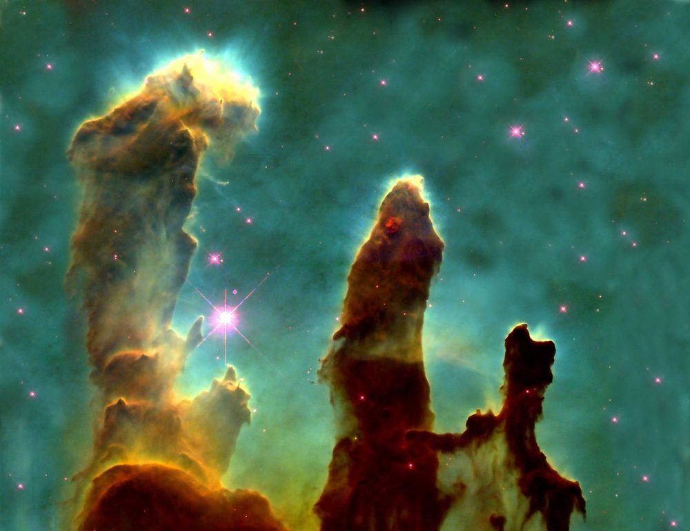 pillars of creation,eagle nebula,m16