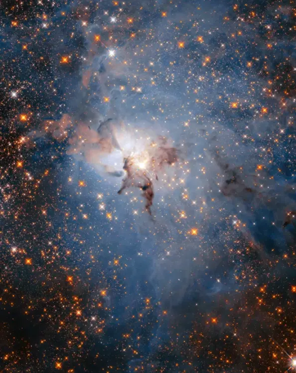 messier 8 infrared,lagoon nebula hubble