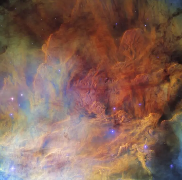 lagoon nebula hst,messier 8 hubble