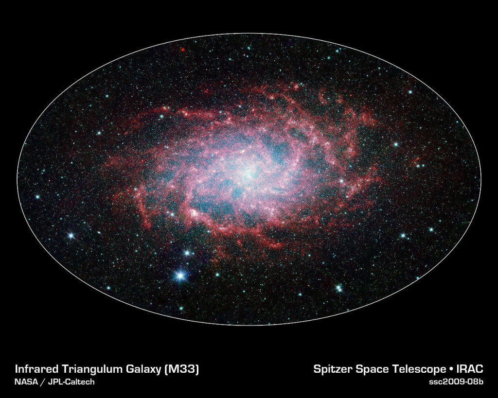 messier 33 infrared