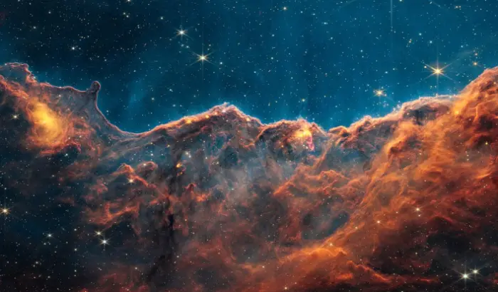 middle finger nebula hd wallpaper