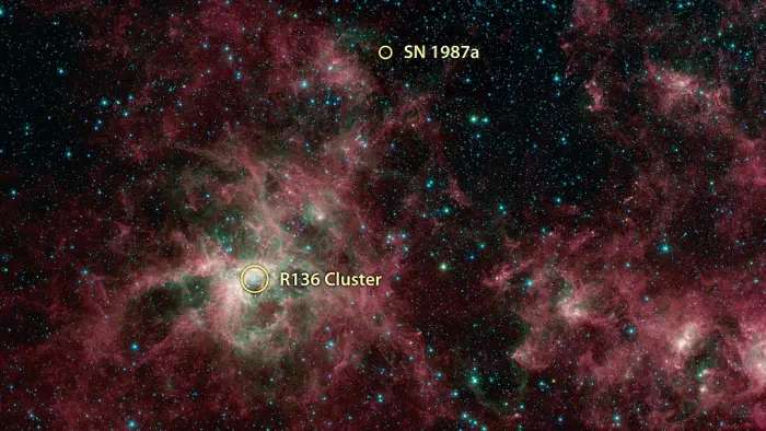 tarantula nebula infrared
