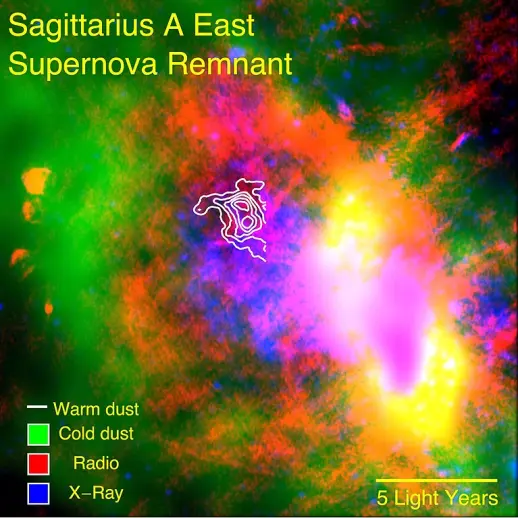 sgr a east supernova remnant