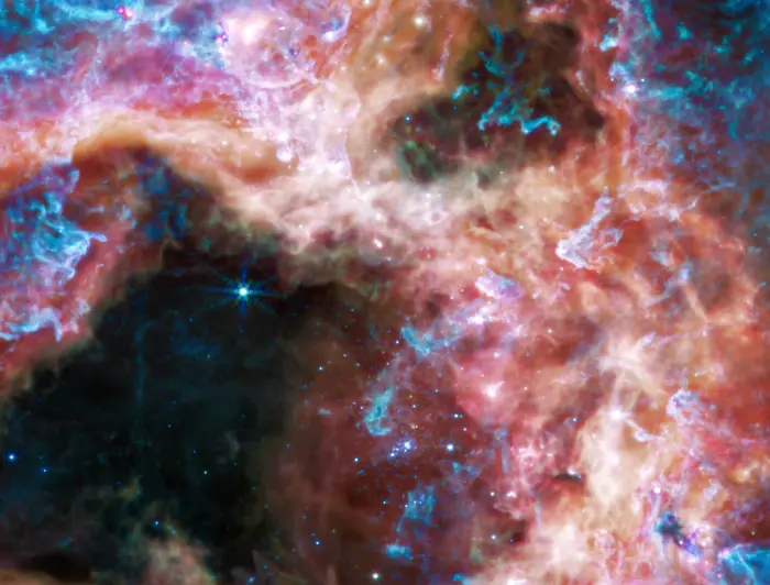 tarantula nebula jwst mid-infrared instrument