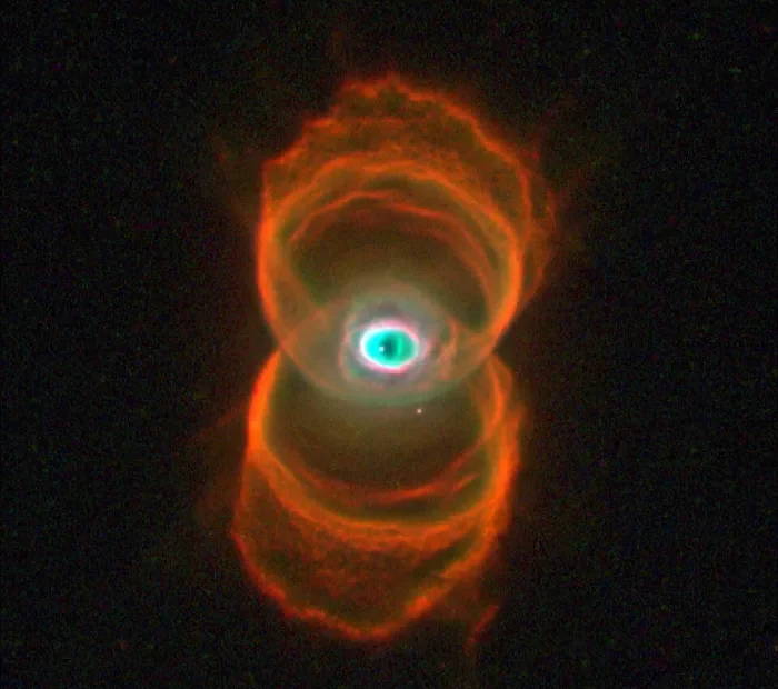 hourglass nebula hubble