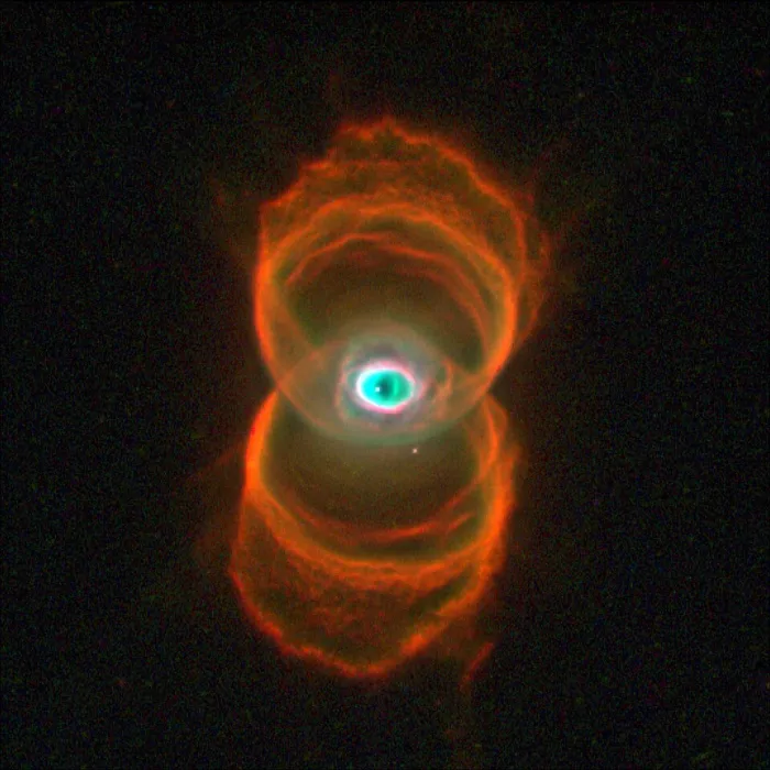 hourglass nebula hubble