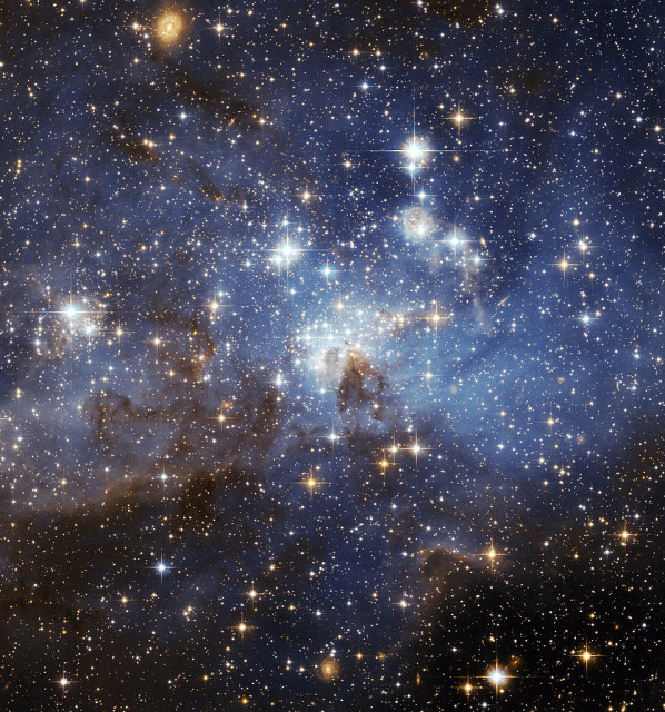 lh 95,large magellanic cloud,stellar nursery