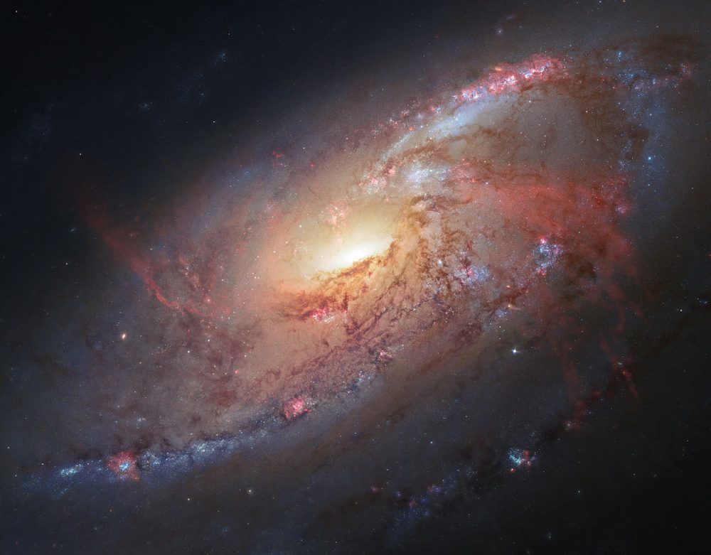 ngc 4258,spiral galaxy,maser galaxy,seyfert galaxy