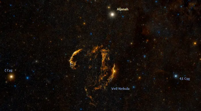 how to find the veil nebula