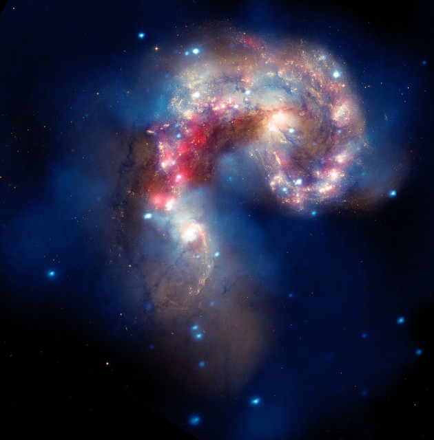 antennae galaxies,galactic collision