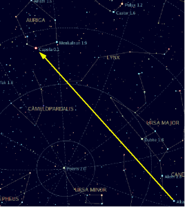 how to find capella,find capella,goat star