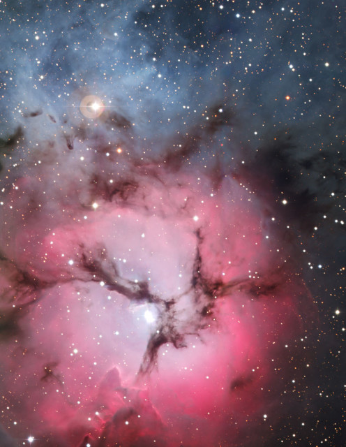 messier 20,trifid nebula