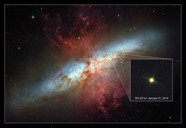 supernova 2014,supernova 2014j,nearest supernova