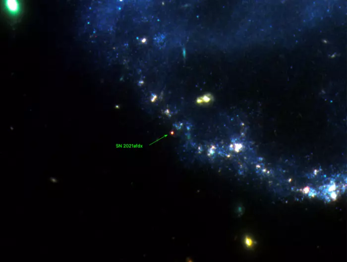 cartwheel galaxy supernova
