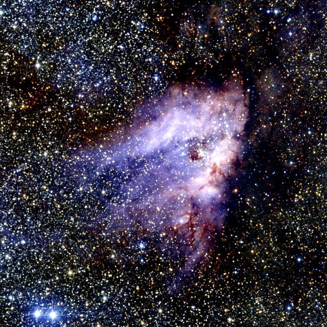 omega nebula,m17,emission nebula