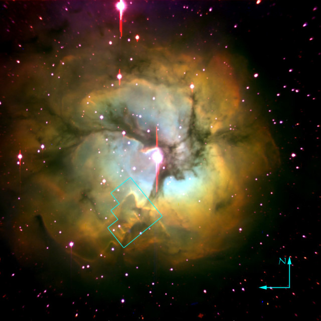 m20,trifid nebula,emission nebula,reflection nebula,dark nebula
