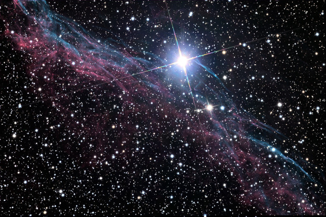 witch's broom nebula,finger of god nebula,filamentary nebula