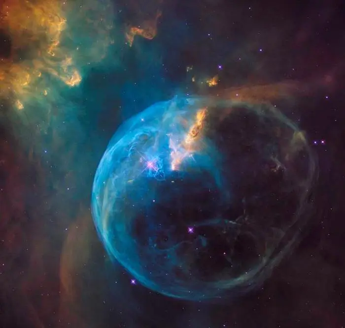 ngc 7635 hubble,bubble nebula hubble