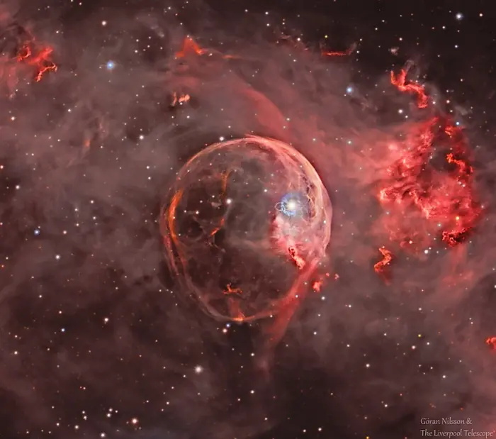 bubble nebula hargb image