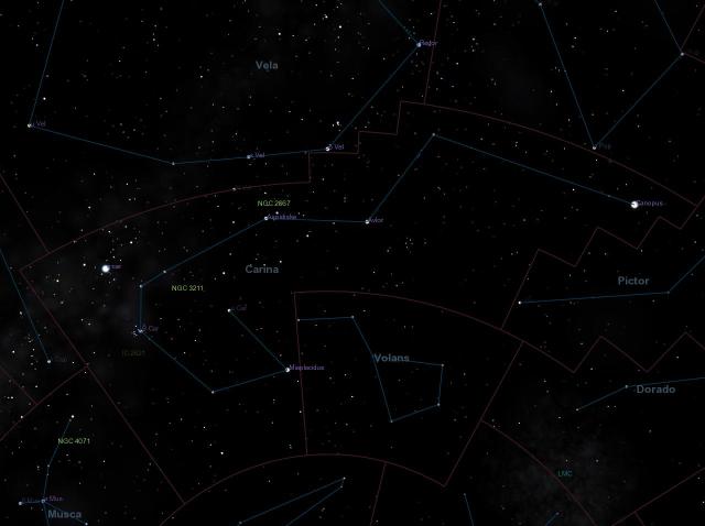 canopus constellation,canopus map,where is canopus