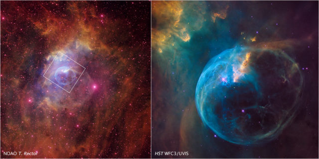 bubble nebula,ngc 7635 