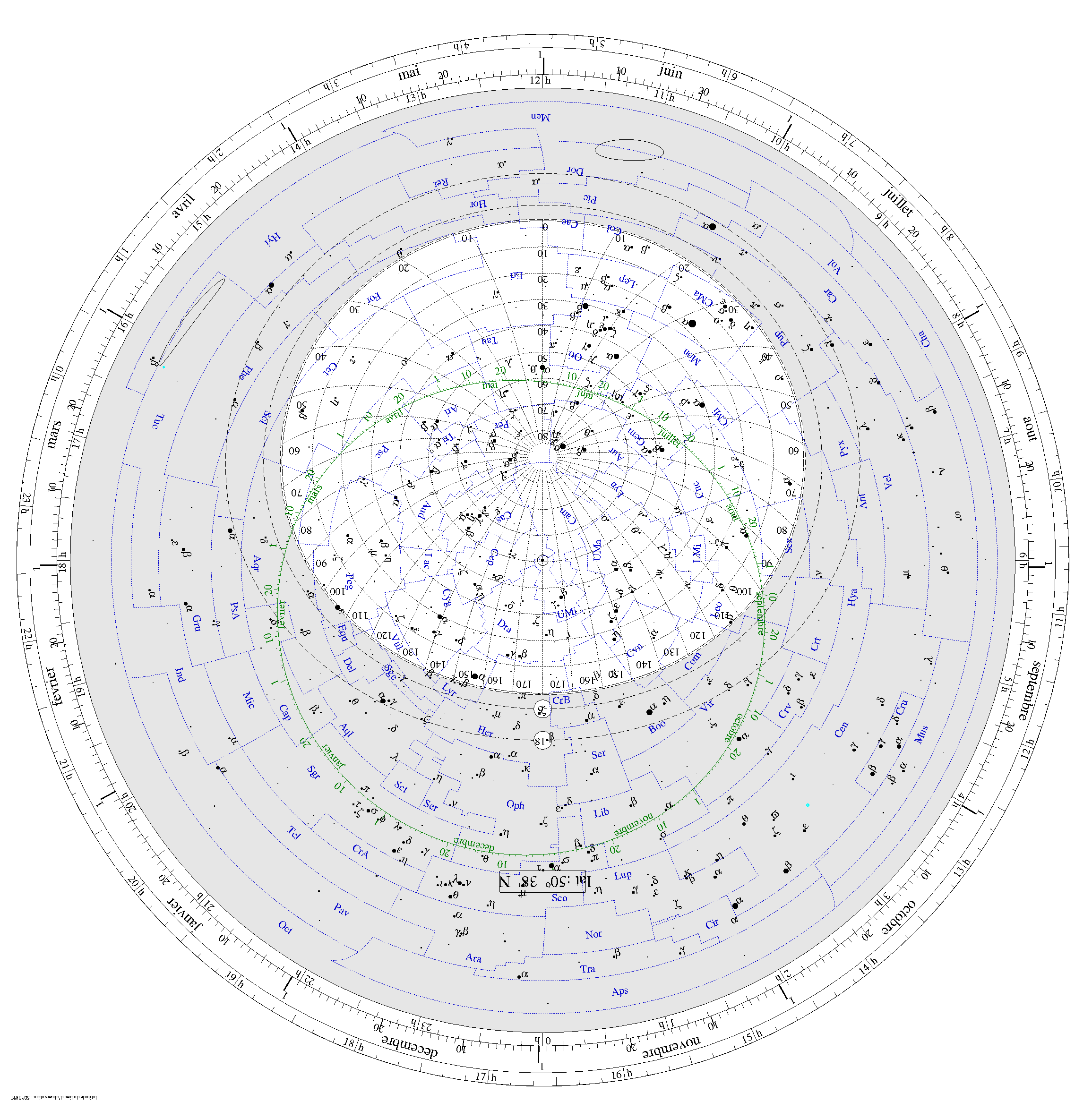 Sc001 Constellation Chart Pdf