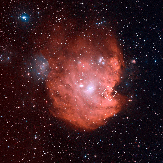 monkey head nebula, starburst nebula