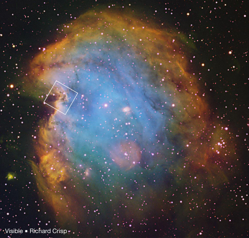 Monkey Head Nebula (NGC 2174) Emission Nebula in Orion Constellation