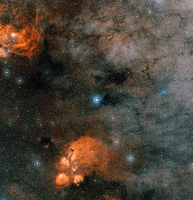 cat's paw nebula,war and peace nebula,gliese 667