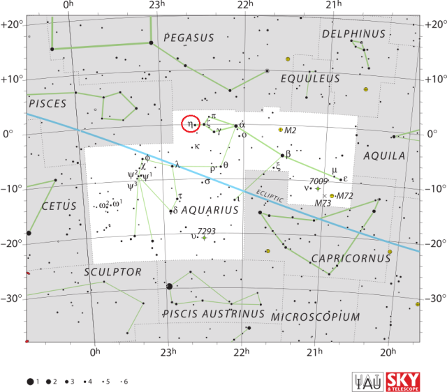 eta aquariids,meteor shower,aquarius