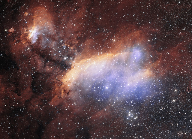 prawn nebula,star forming nebula
