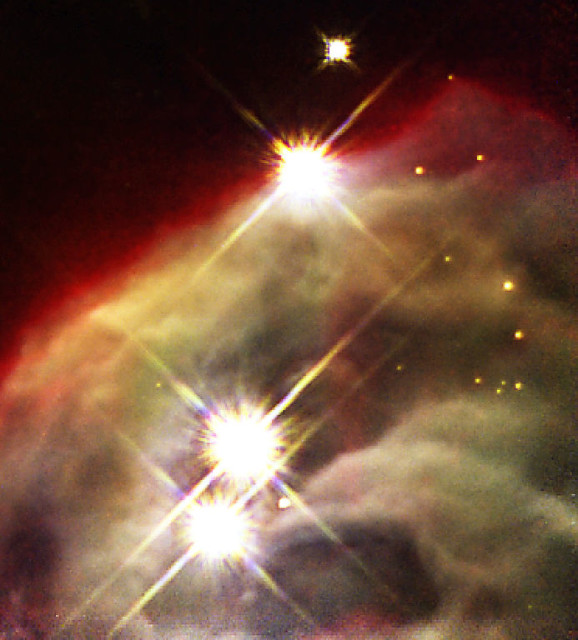 cone nebula detail,cone nebula