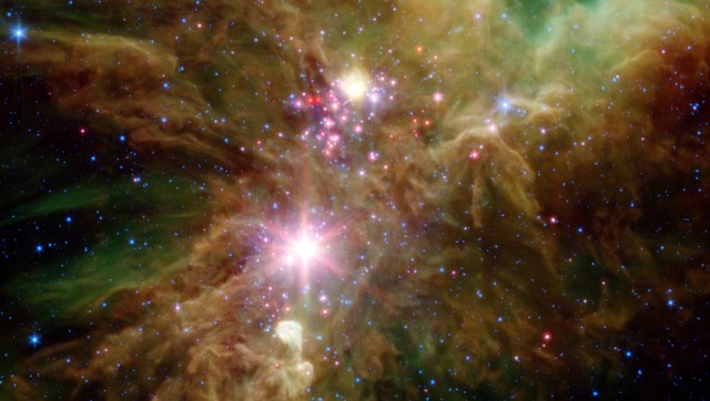 snowflake cluster,christmas tree cluster,young open cluster
