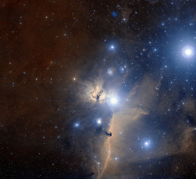 flame nebula wide field