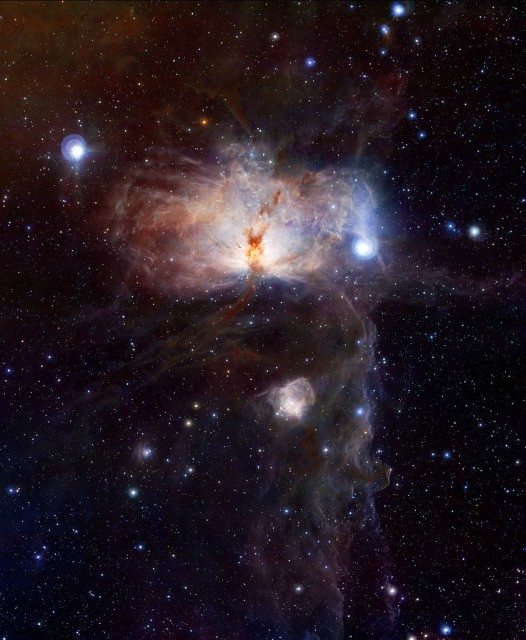 flame nebula,horsehead nebula,orion nebulae