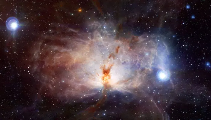 flame nebula infrared,ngc 2024 infrared